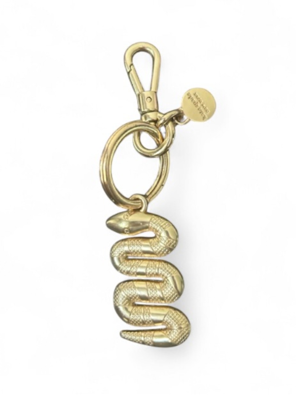 ♠️ Kate Spade Snake Bag Keychain Charm EUC🐍